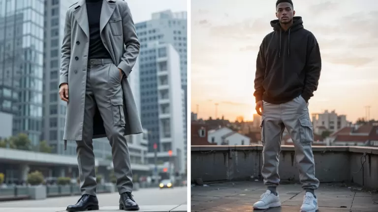 31 Grey Cargo Pants Outfit Ideas for Men