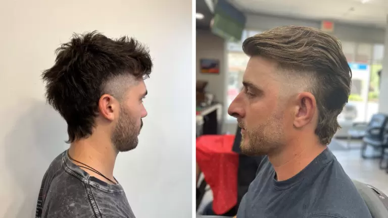 23 Best Burst Fade Mullet Haircuts