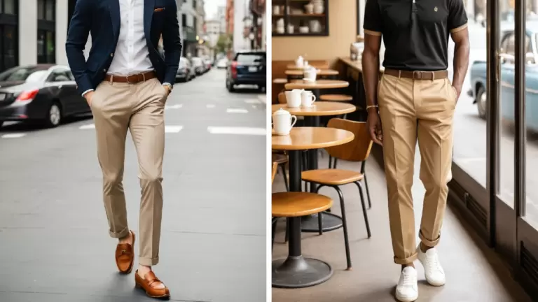 25 Fashionable Khaki Pants Outfits for Men