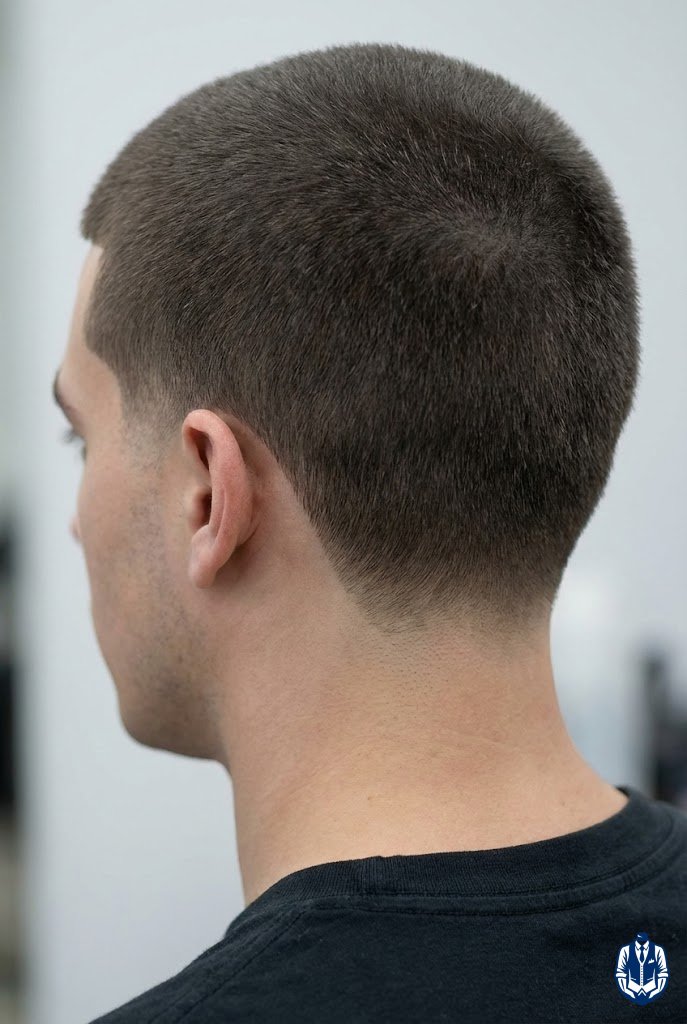 Long Buzz With Tapered Neckline
