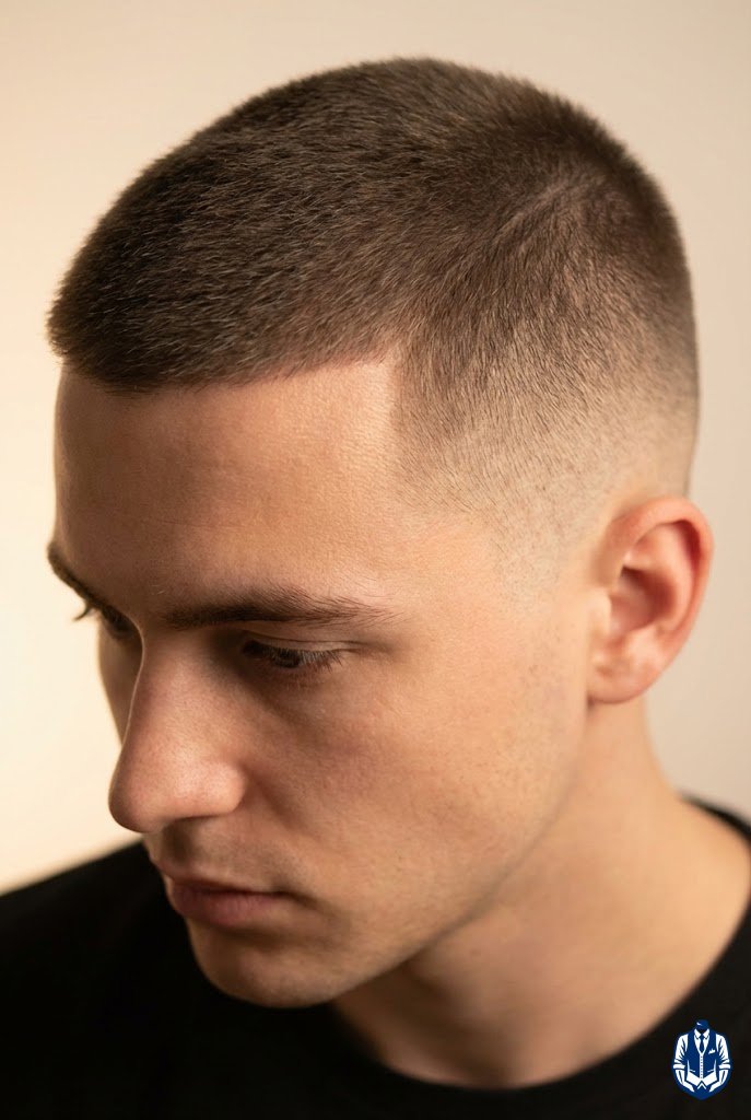 Long Buzz Cut With Shadow Fade