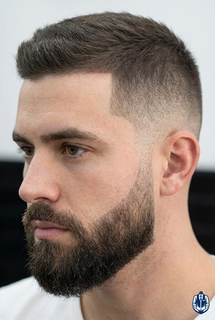 Long Buzz With Disconnected Beard