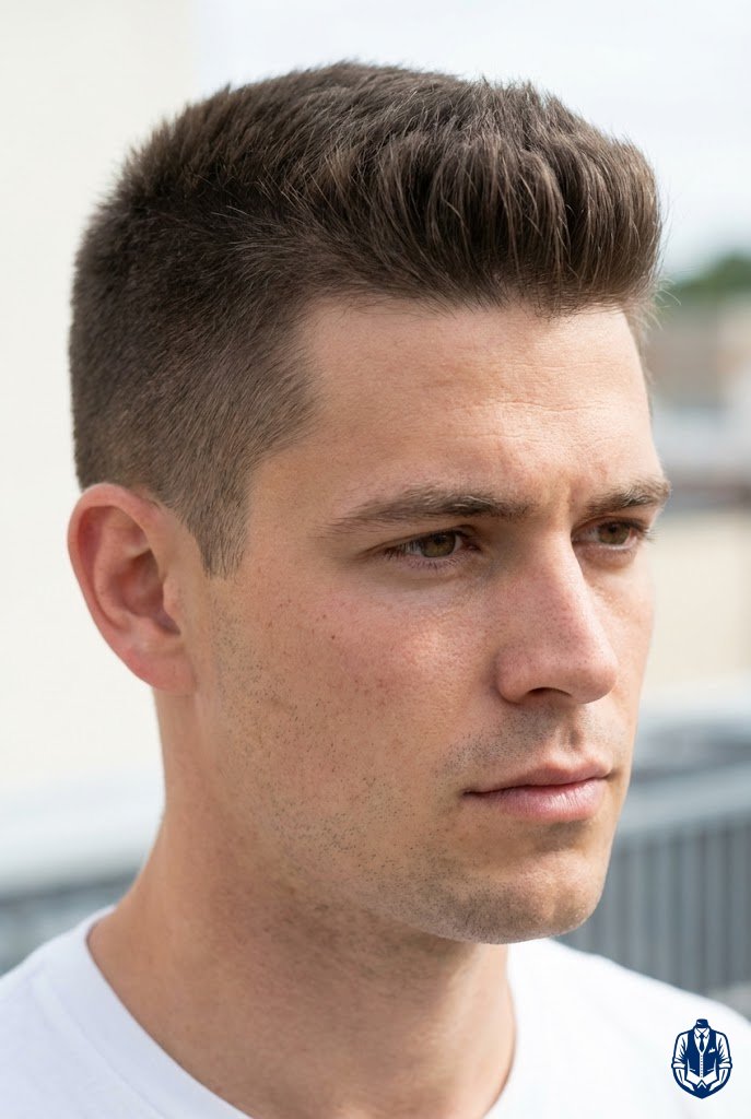 Long Buzz Cut With Top Volume