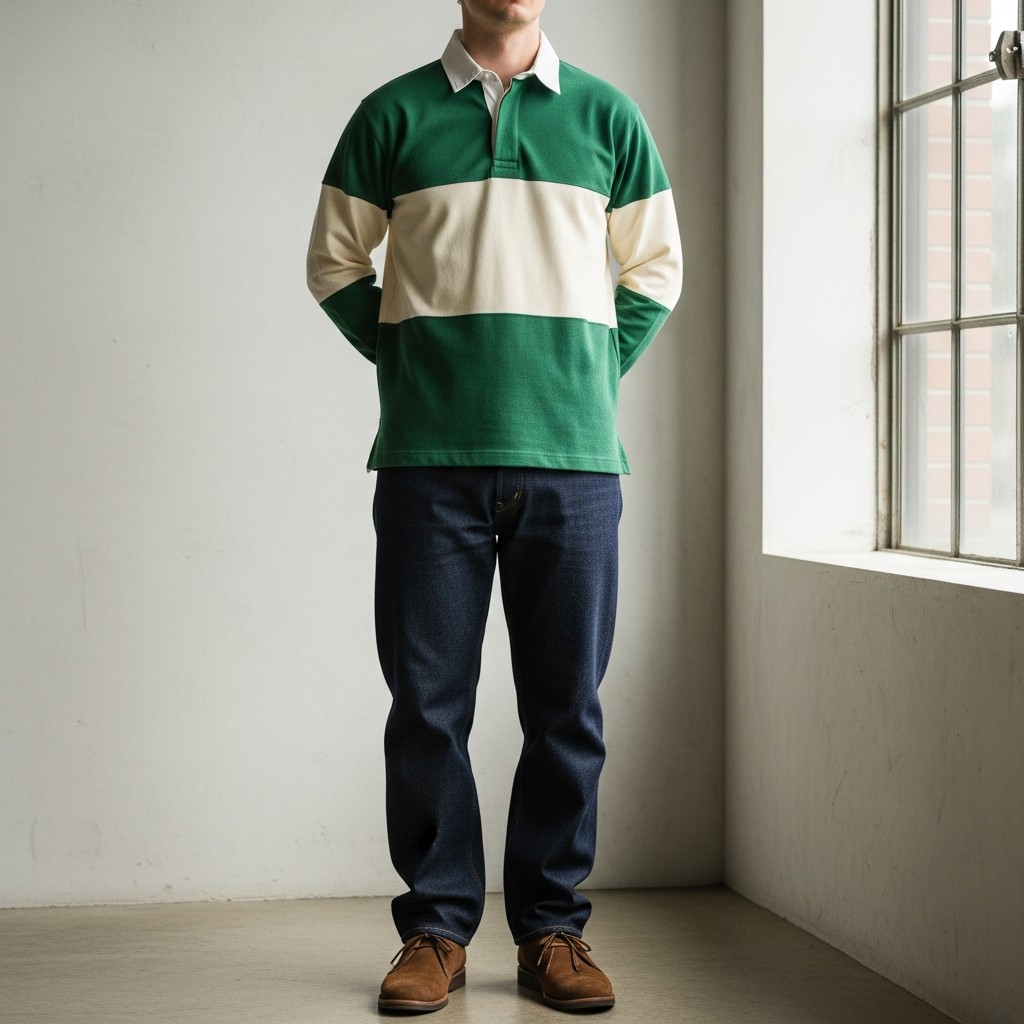 Rugby Shirt, Heavy Cotton - 35 Practical Country Outfits for Men