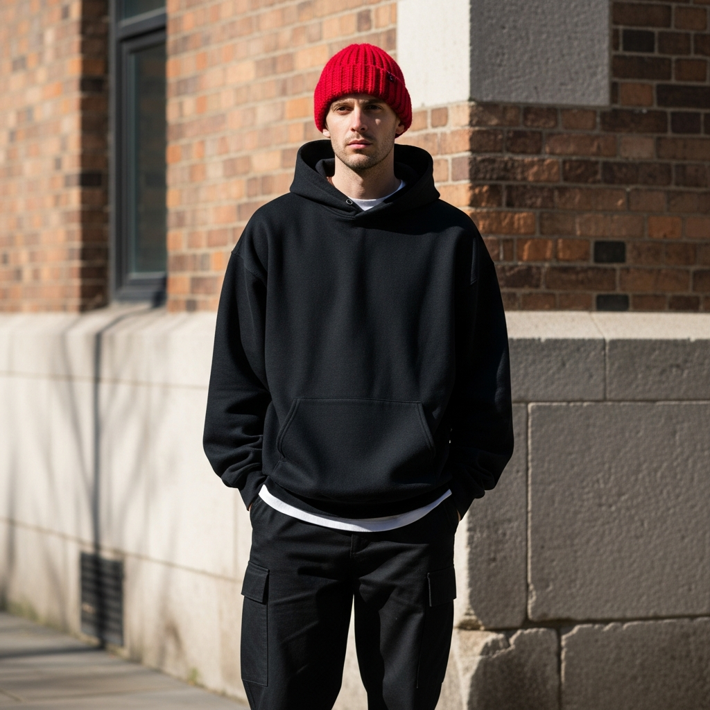 Striking Pop of Color - 50 Beanie Outfit Ideas for Men