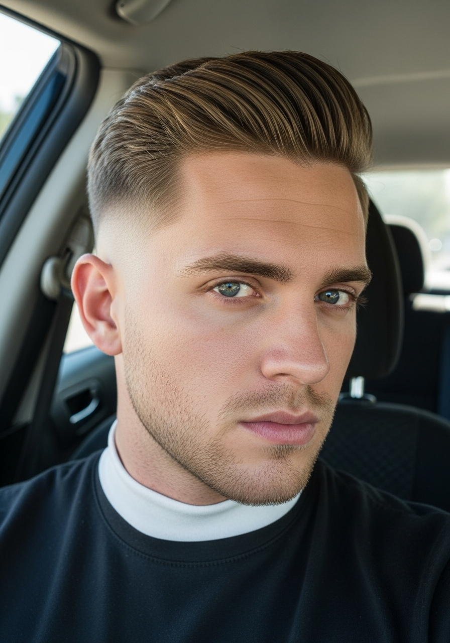 Comb-Over Fade Ivy - 50 Ivy League Haircuts