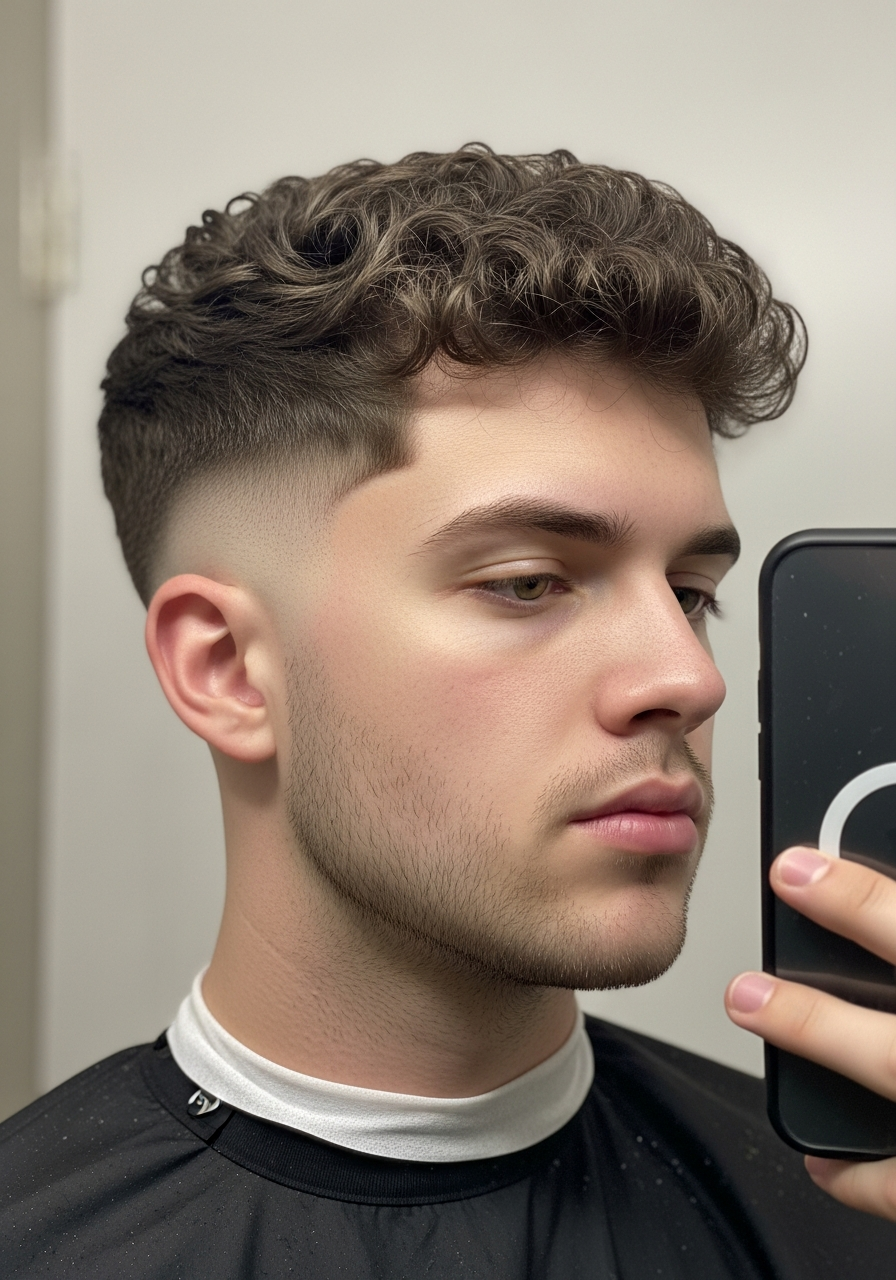 Curly Ivy with Tapered Sides - 50 Ivy League Haircuts