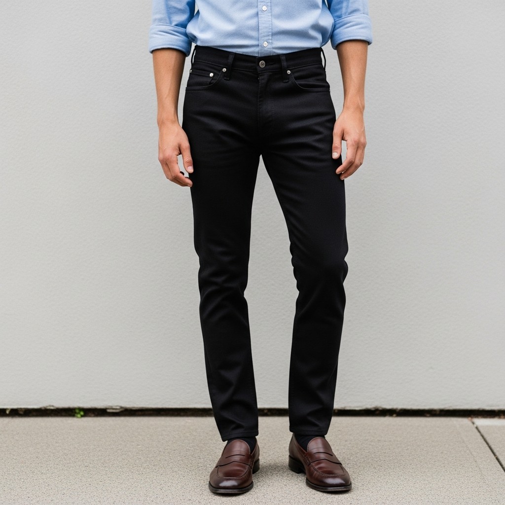 Button-Down, Versatile - 50 Black Jeans Outfit Ideas For Men