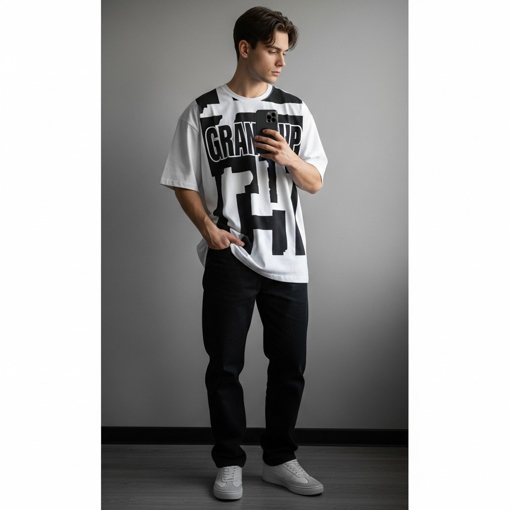 Graphic Tee, Street - 50 Black Jeans Outfit Ideas For Men