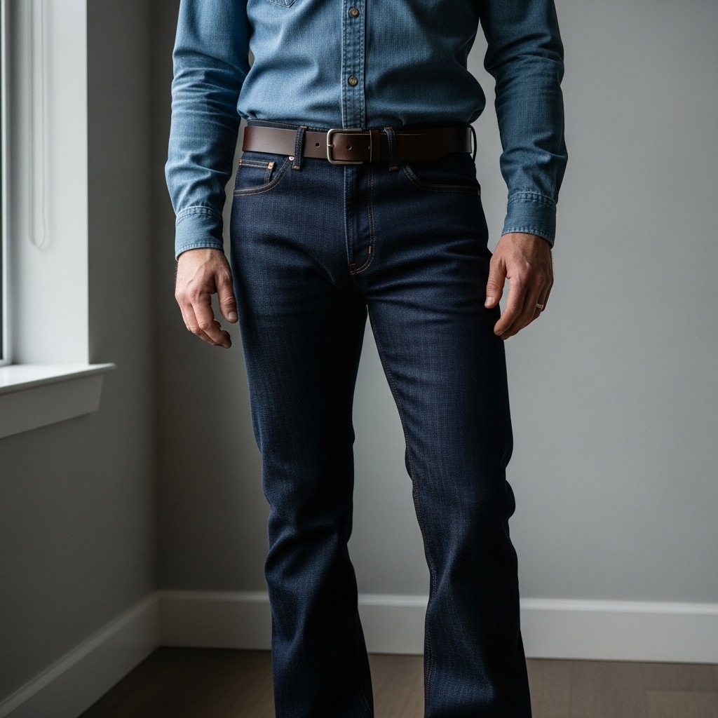 Denim Shirt Americana - 50 Bootcut Jeans Outfit Ideas For Men