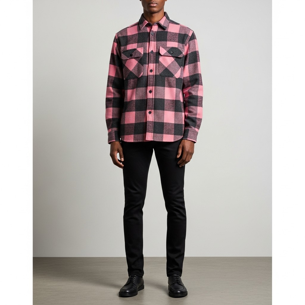 Pink Check Flannel - 50 Ways to Wear a Pink Shirt (Practical Style Guide)