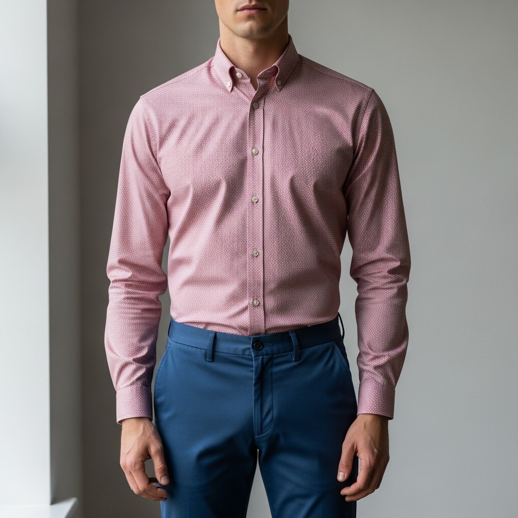 Pink Patterned Shirt - 50 Ways to Wear a Pink Shirt (Practical Style Guide)