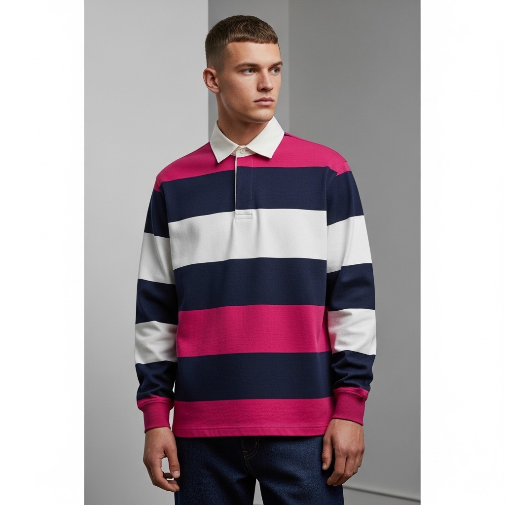 Pink Rugby Shirt - 50 Ways to Wear a Pink Shirt (Practical Style Guide)