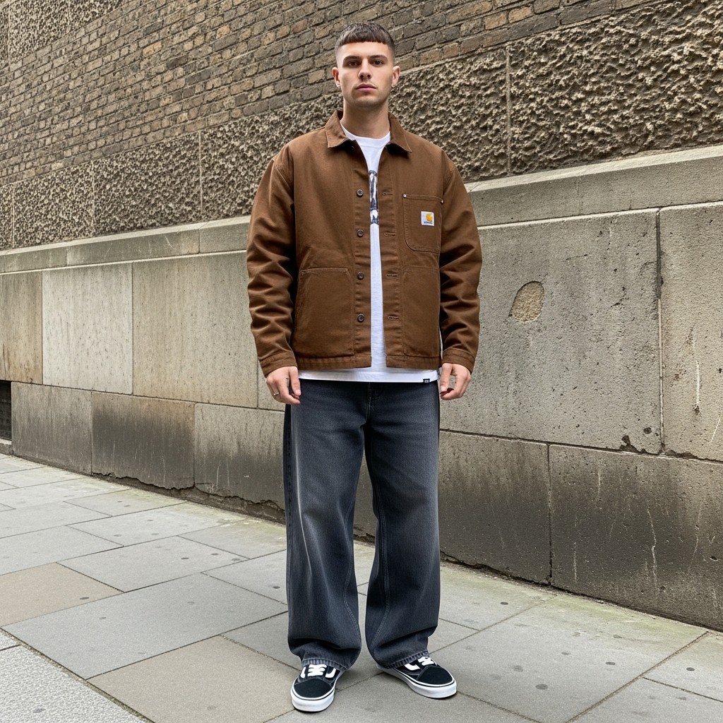 The Skater Vibe - Carhartt Jacket Outfit Ideas For Men