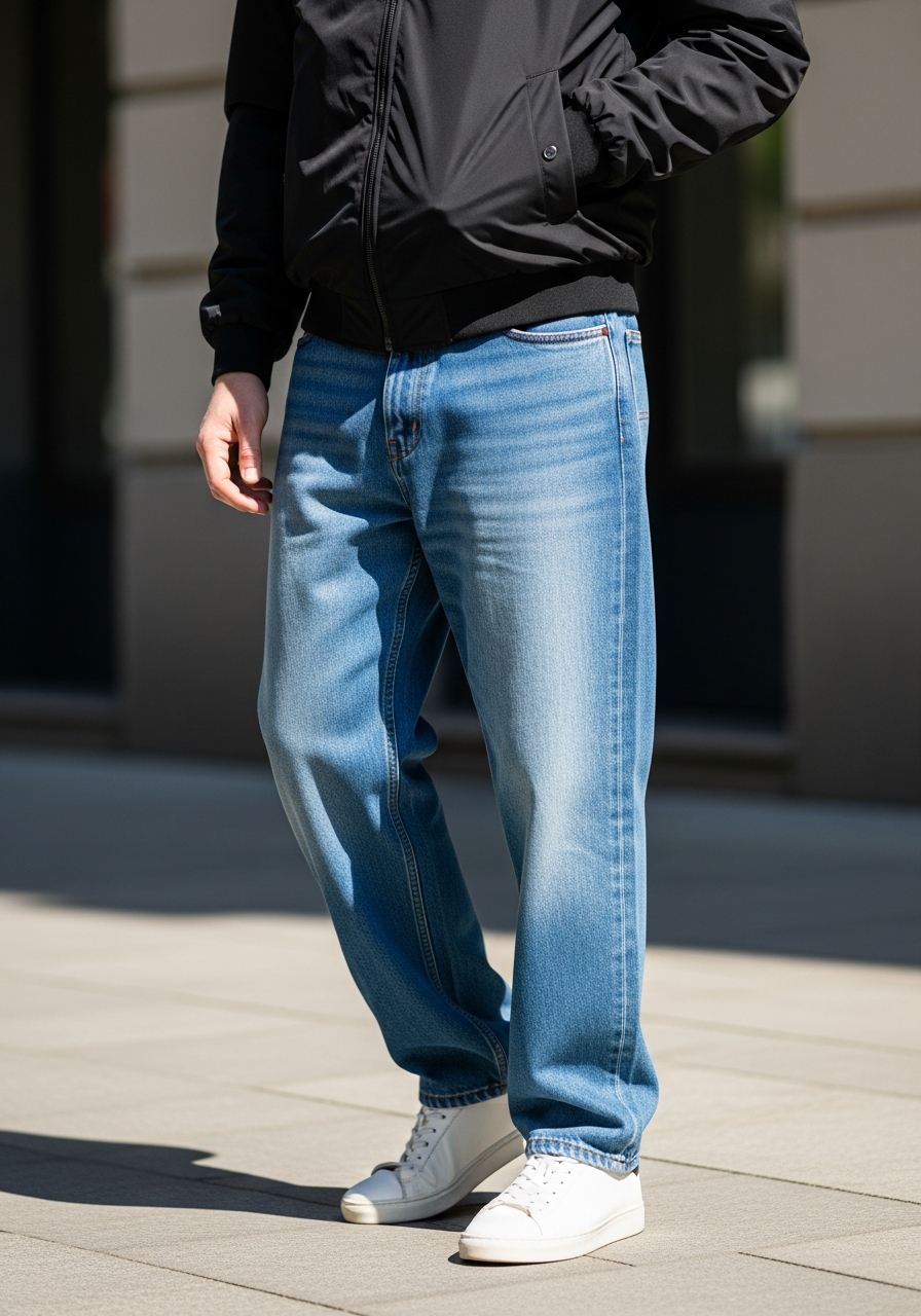 Bomber Jacket Urban - Loose Jeans Outfit Men: 50 Ways To Wear Them