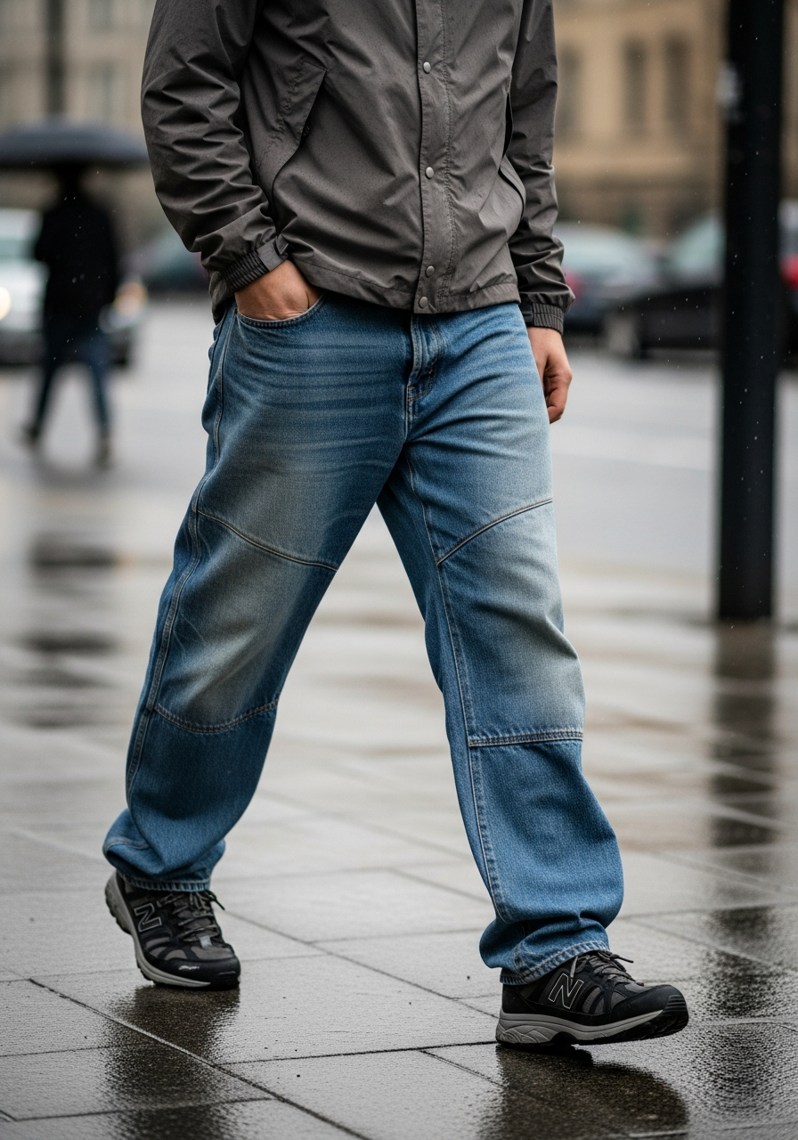 Rain Jacket Function - Loose Jeans Outfit Men: 50 Ways To Wear Them