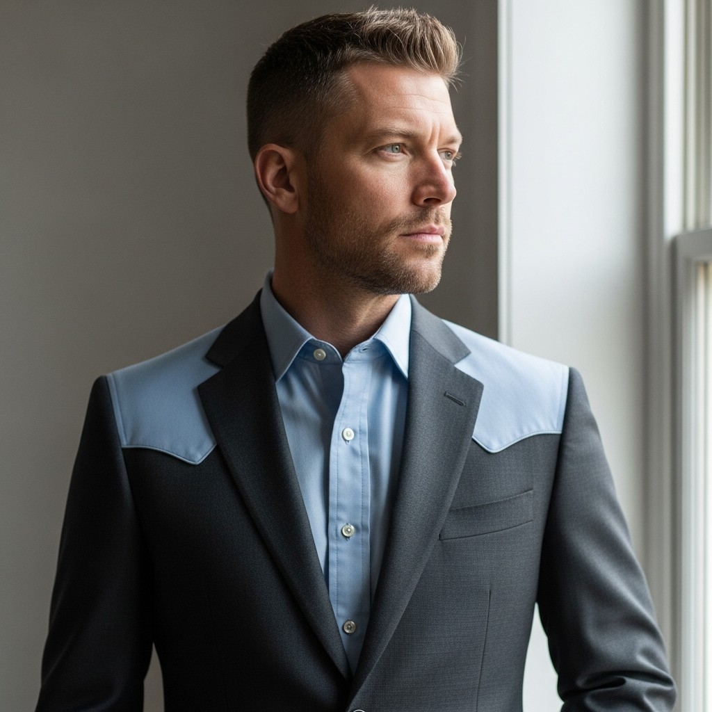 Upgrade Your Blazer: The Yoke Shirt Move - Formal Western Style: 40 Outfit Ideas
