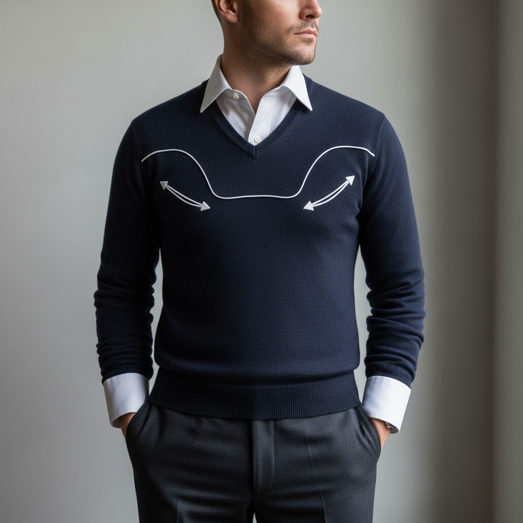 V-Neck Sweater Layer - Formal Western Style: 40 Outfit Ideas