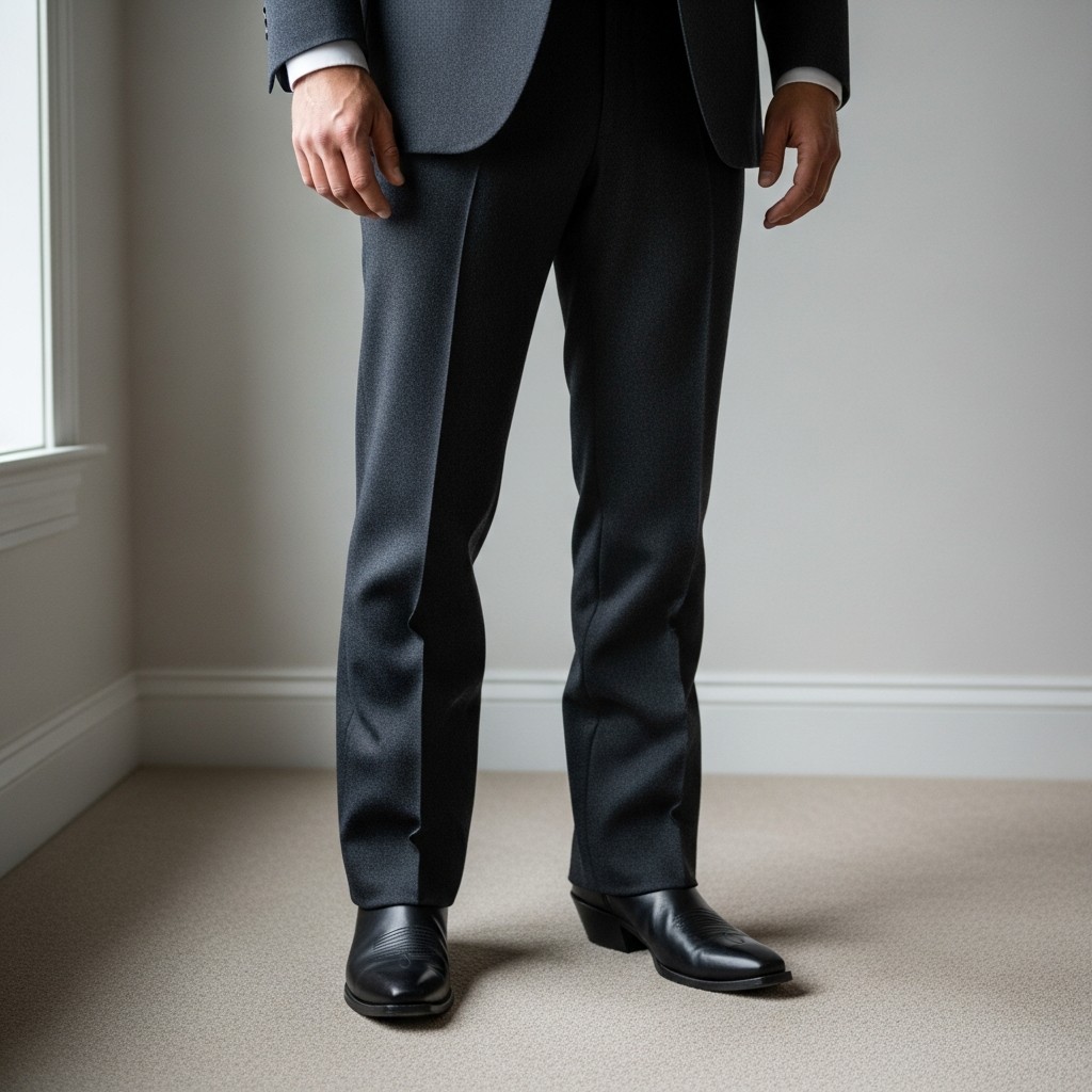 Cowboy Boot Cut Trousers - Formal Western Style: 40 Outfit Ideas