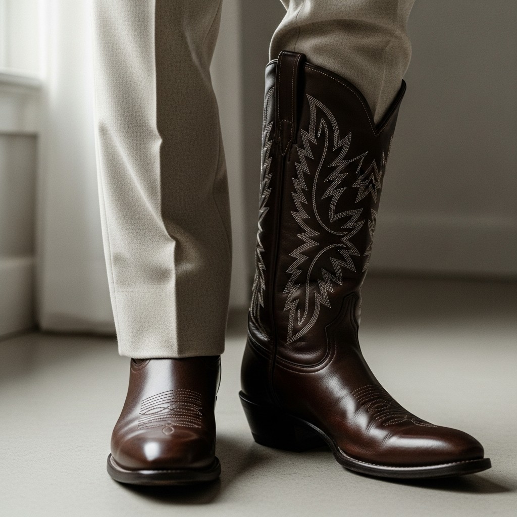 Subtle Boot Stitching - Formal Western Style: 40 Outfit Ideas