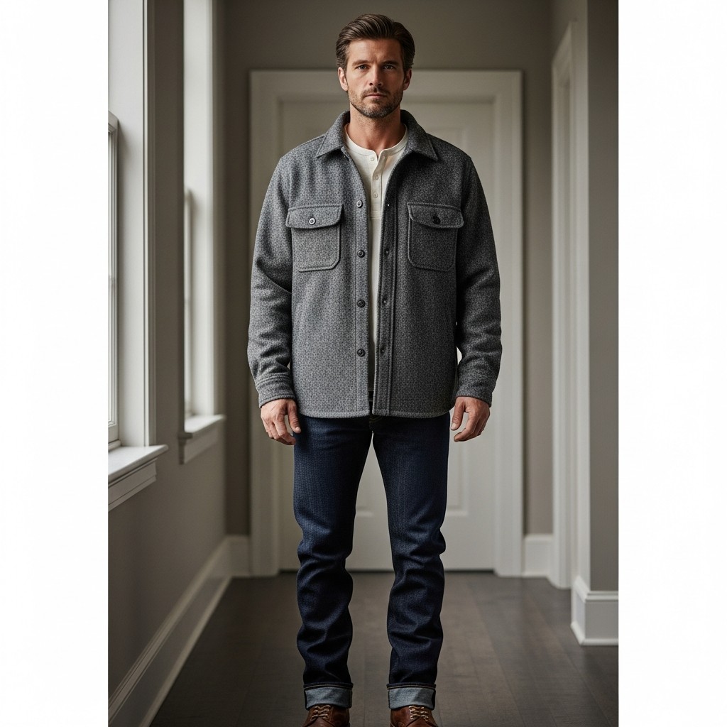 The Rugged Overshirt (The Shacket) - 40 Modern Cowboy Style Outfits for Men