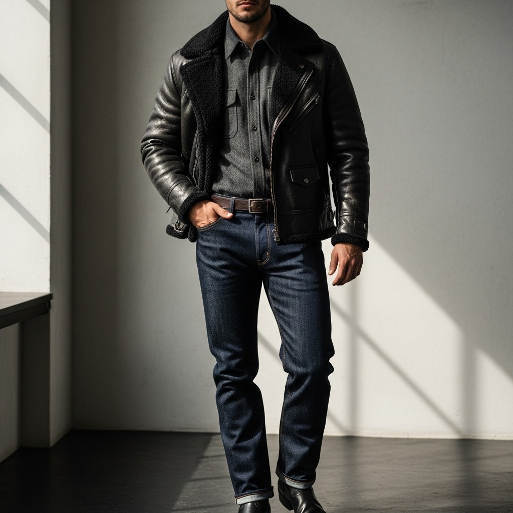 Master the Winter Western Look - 40 Modern Cowboy Style Outfits for Men