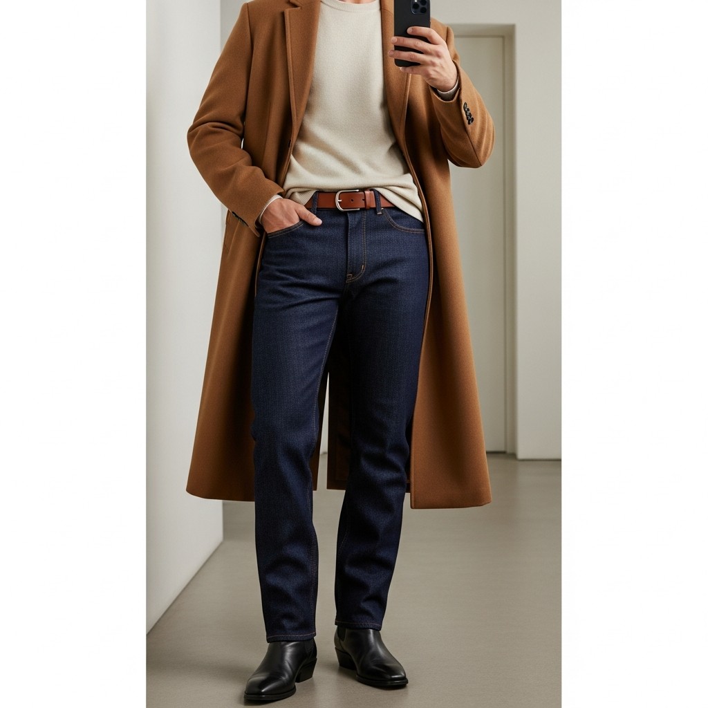 Camel Coat Elevation - 40 Modern Cowboy Style Outfits for Men