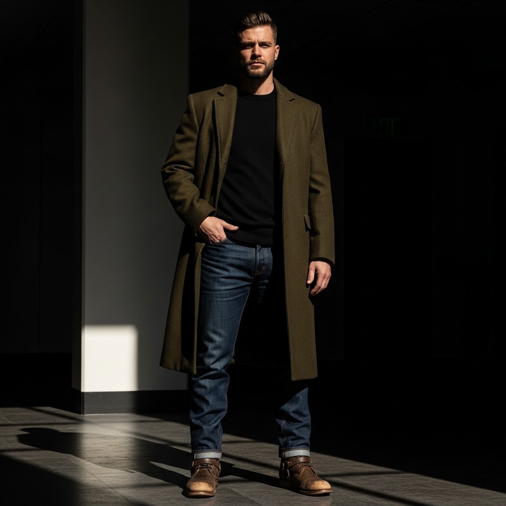 The Long Coat Upgrade: City Duster Style - 40 Modern Cowboy Style Outfits for Men