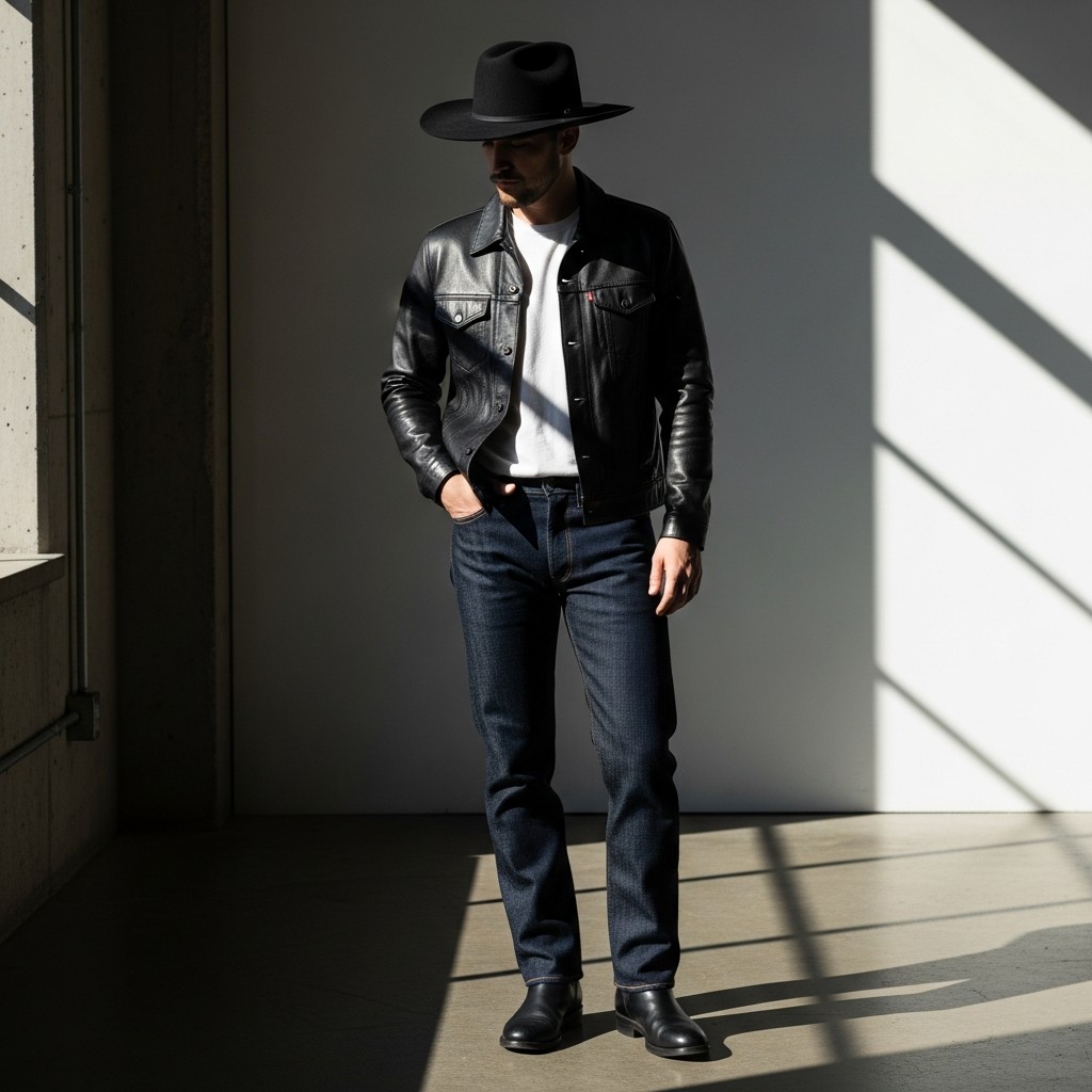 Hat Statement Look - 40 Modern Cowboy Style Outfits for Men