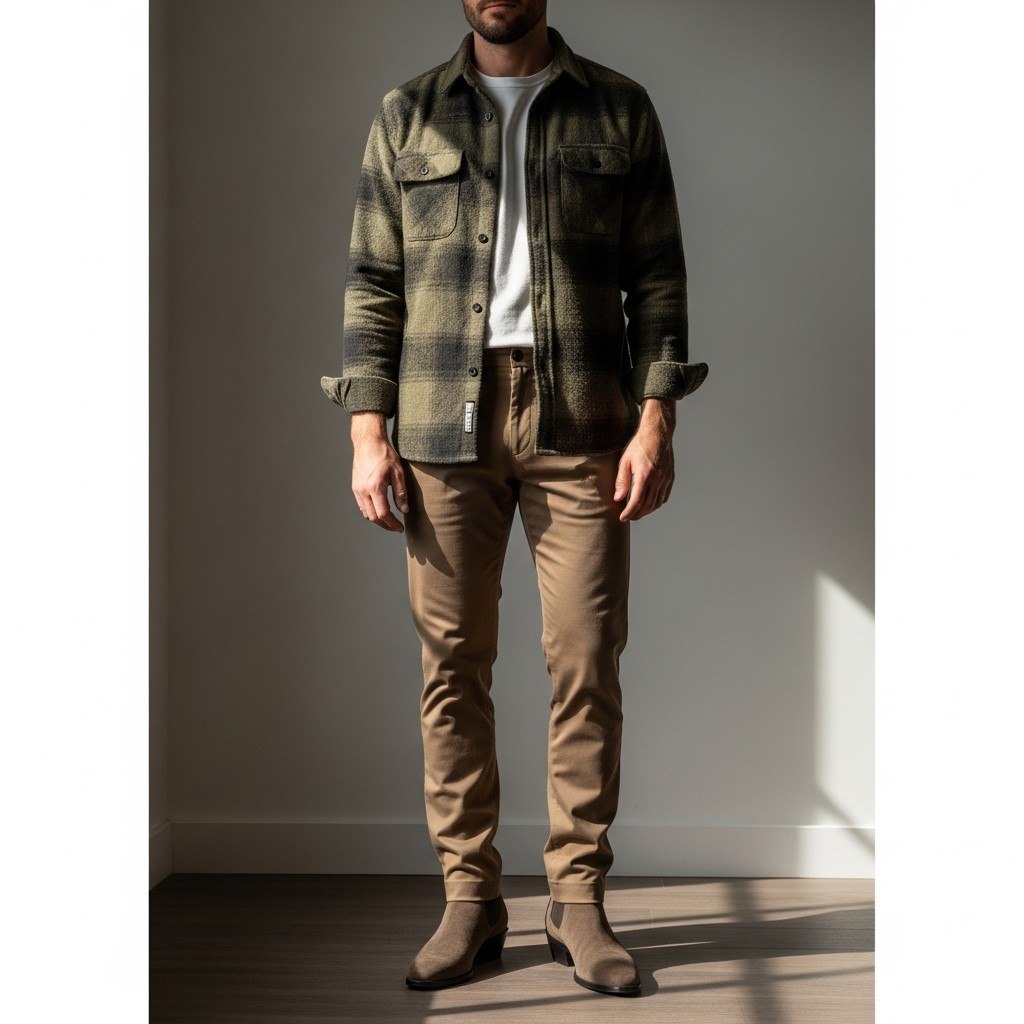 Chinos & Flannel - 40 Modern Cowboy Style Outfits for Men
