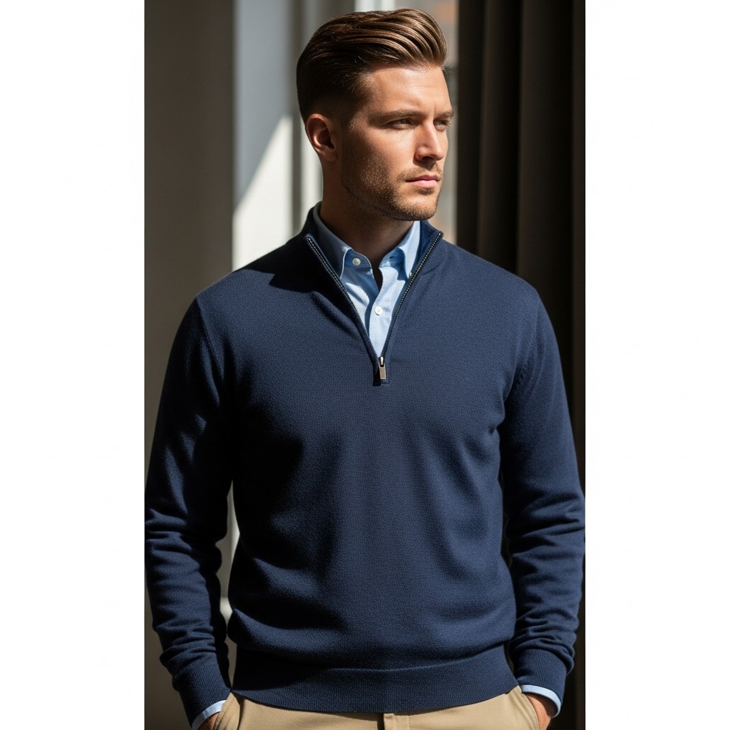 QZ Over Oxford Shirt - The 40 Best Quarter Zip Outfits For Men