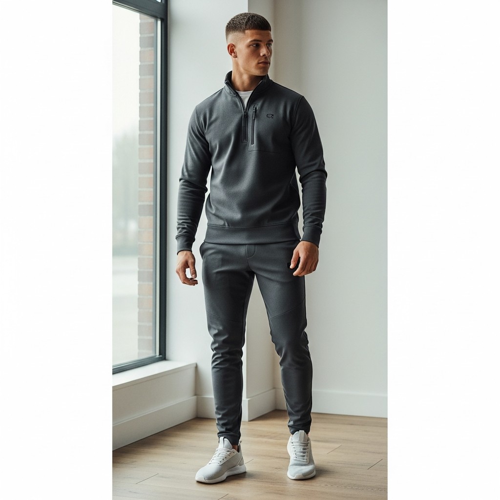 Tech Fleece + Joggers - The 40 Best Quarter Zip Outfits For Men