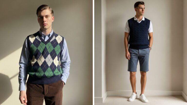 30 Sweater Vest Outfit Men Outfits