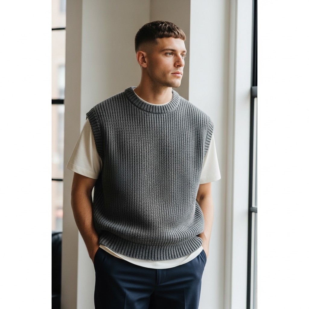 Drinks Ready: The Minimal Night Out Vest - Sweater Vest Outfits Men Need Now