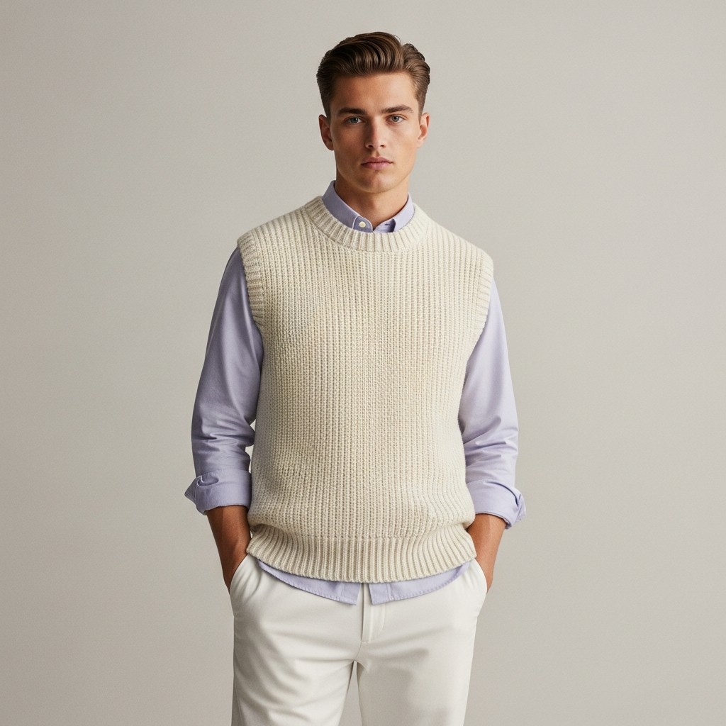 Color Pop Preppy - Sweater Vest Outfits Men Need Now