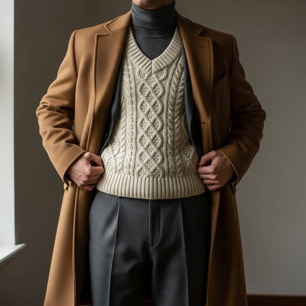 Winter Cozy Smart - Sweater Vest Outfits Men Need Now