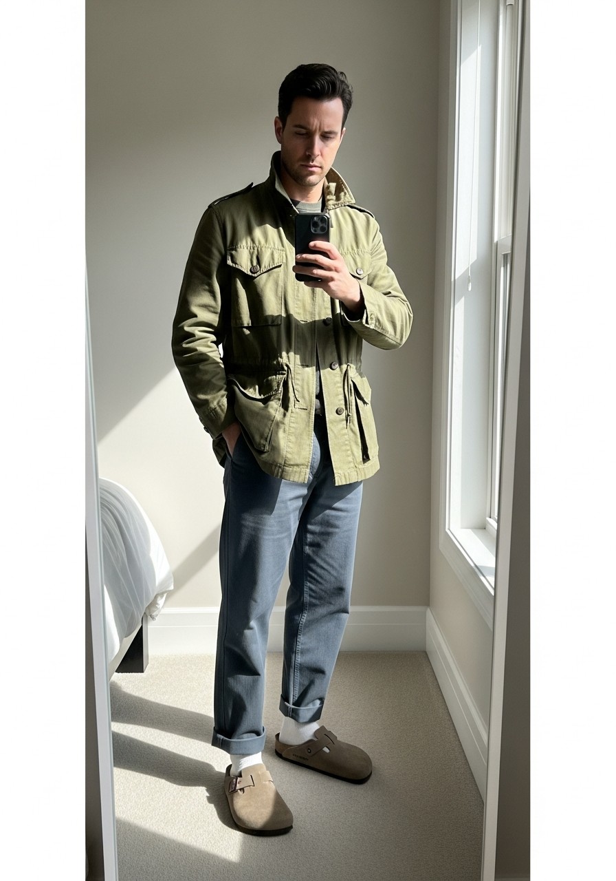 Outdoor Inspired Look - 50 Birkenstock Outfits for Men: The Ultimate Style Guide