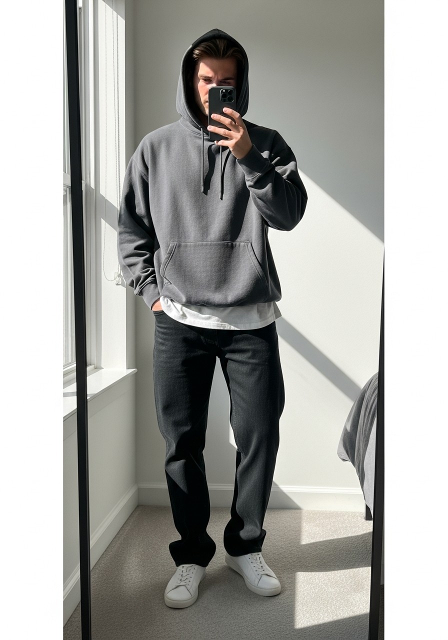 The 2-Inch Hem That Changes Everything - 50 Oversized Sweatshirt Outfit Ideas