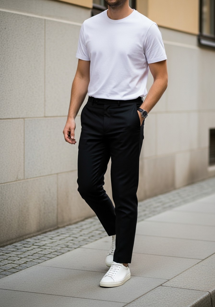 Timeless Neutral Basics - 50 Stockholm Style Men Ideas
