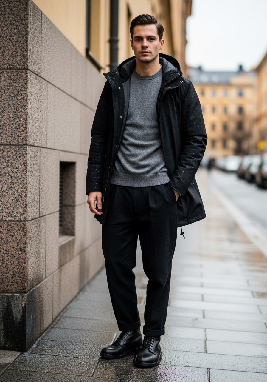 Functional Outerwear - 50 Stockholm Style Men Ideas