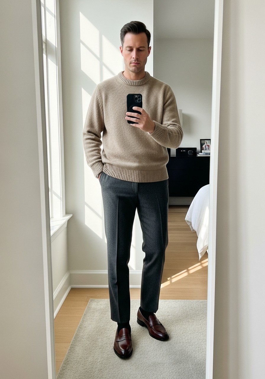 Relaxed Knitwear Focus - 50 Stockholm Style Men Ideas