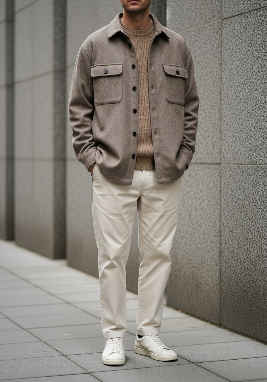 Layered Earth Tones - 50 Stockholm Style Men Ideas