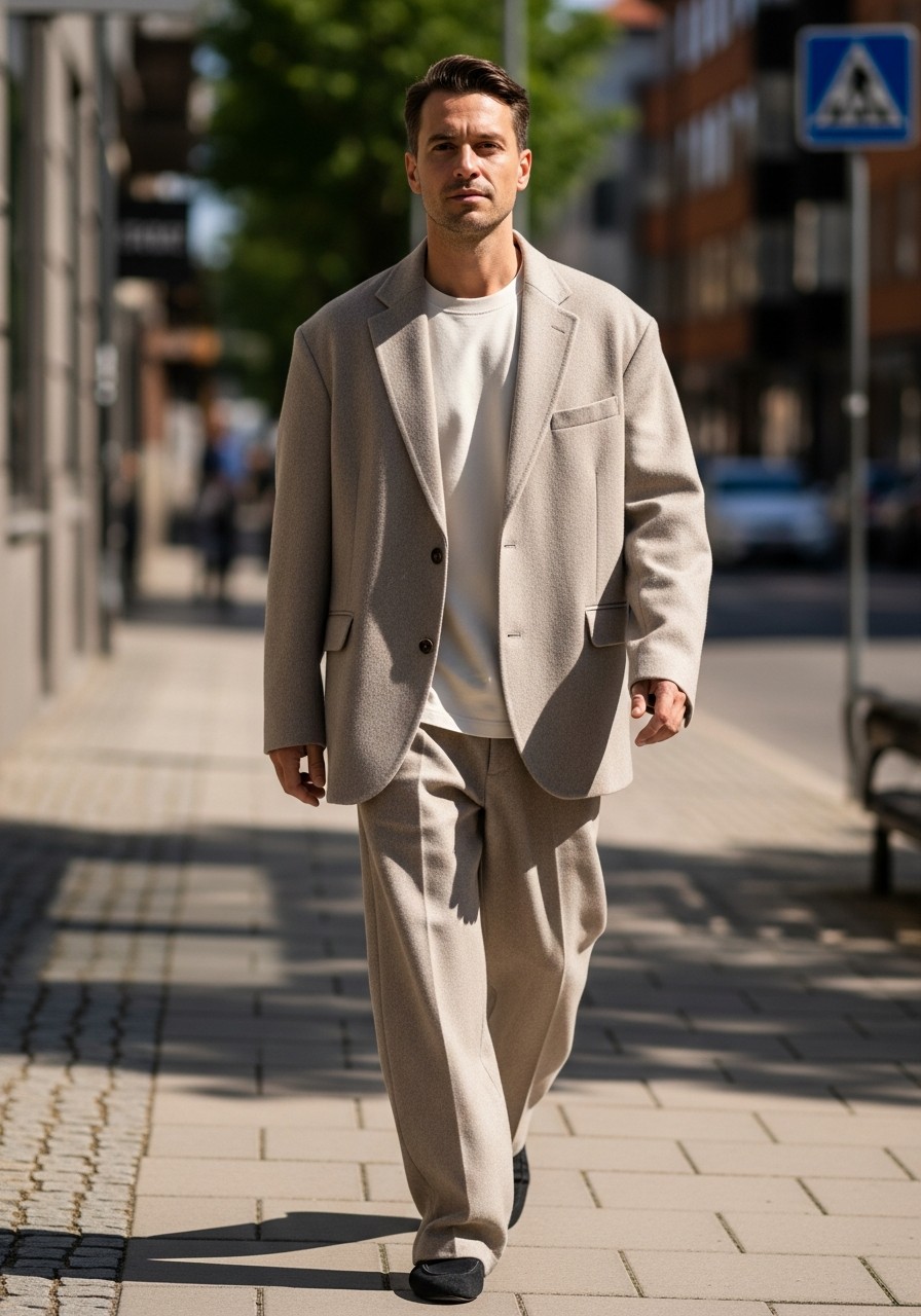 Loose Fit Blazer - 50 Stockholm Style Men Ideas