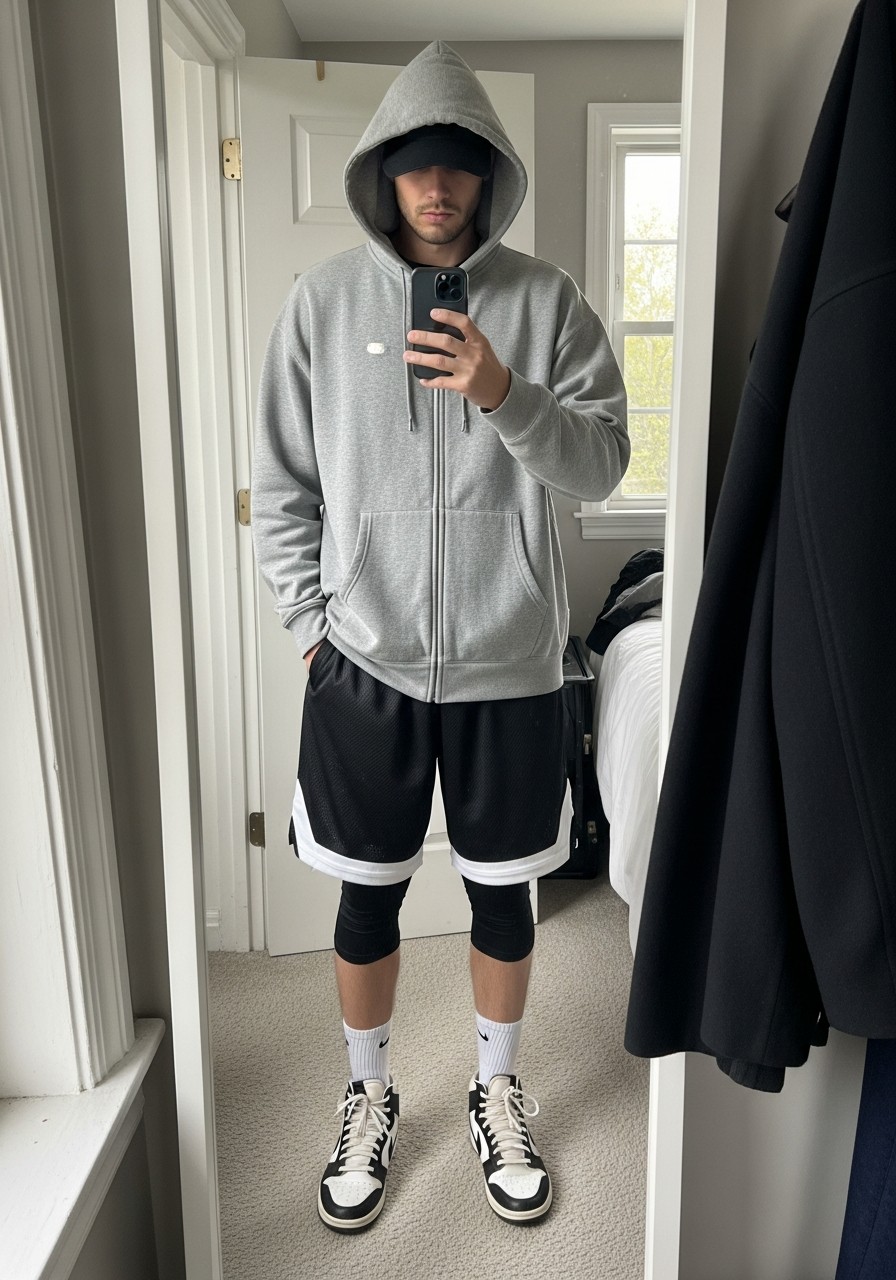 Basketball Inspired - 50 Zip-Up Hoodie Outfit Ideas for Men