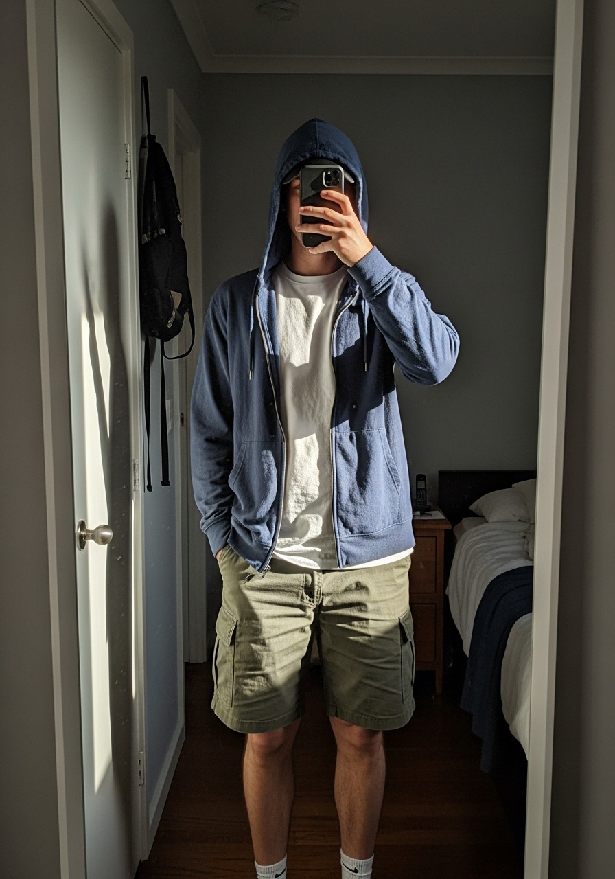Warm Weather Utility - 50 Zip-Up Hoodie Outfit Ideas for Men