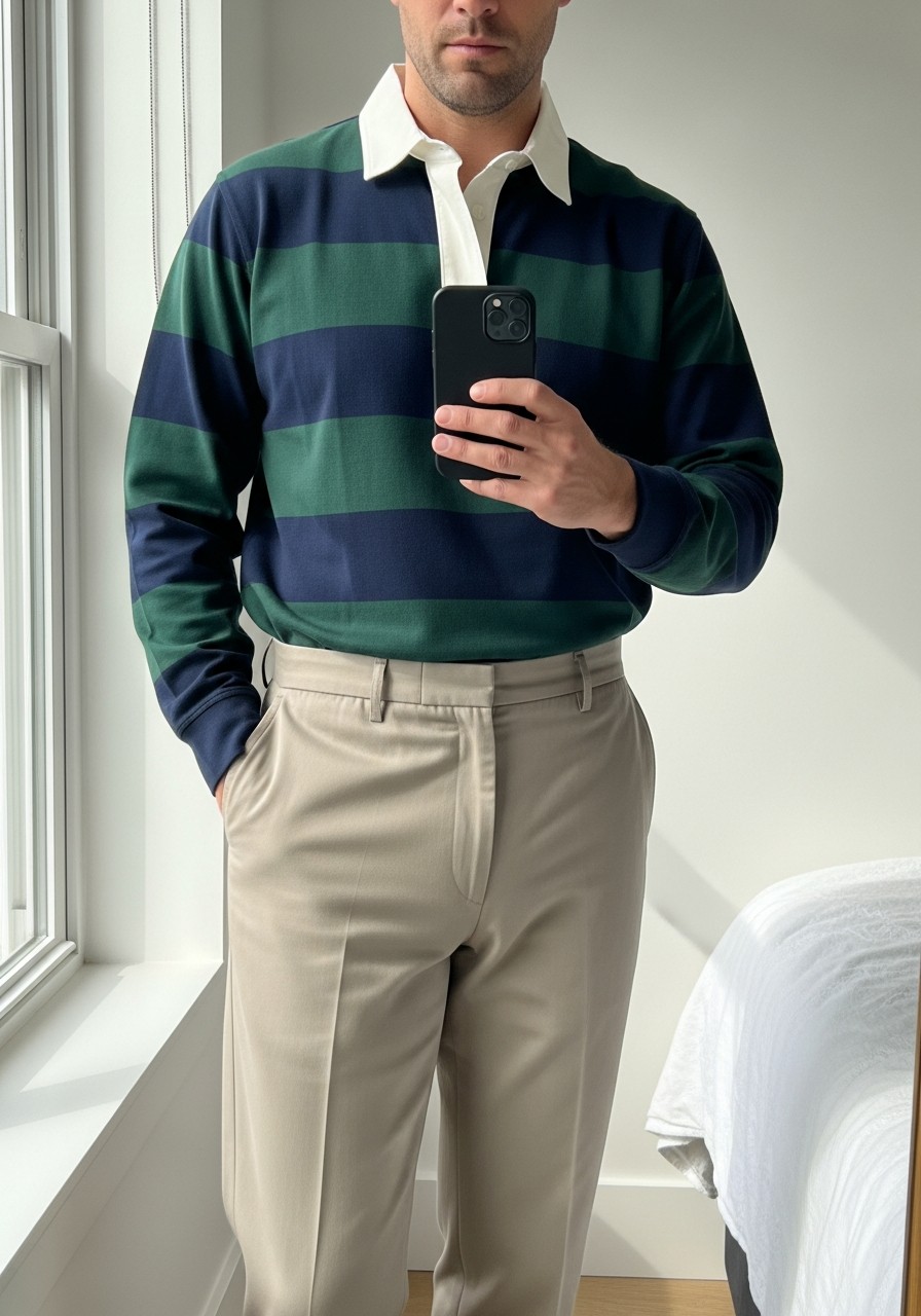 The Rugby Shirt - 50 Best Old Money Outfits Men Need Now