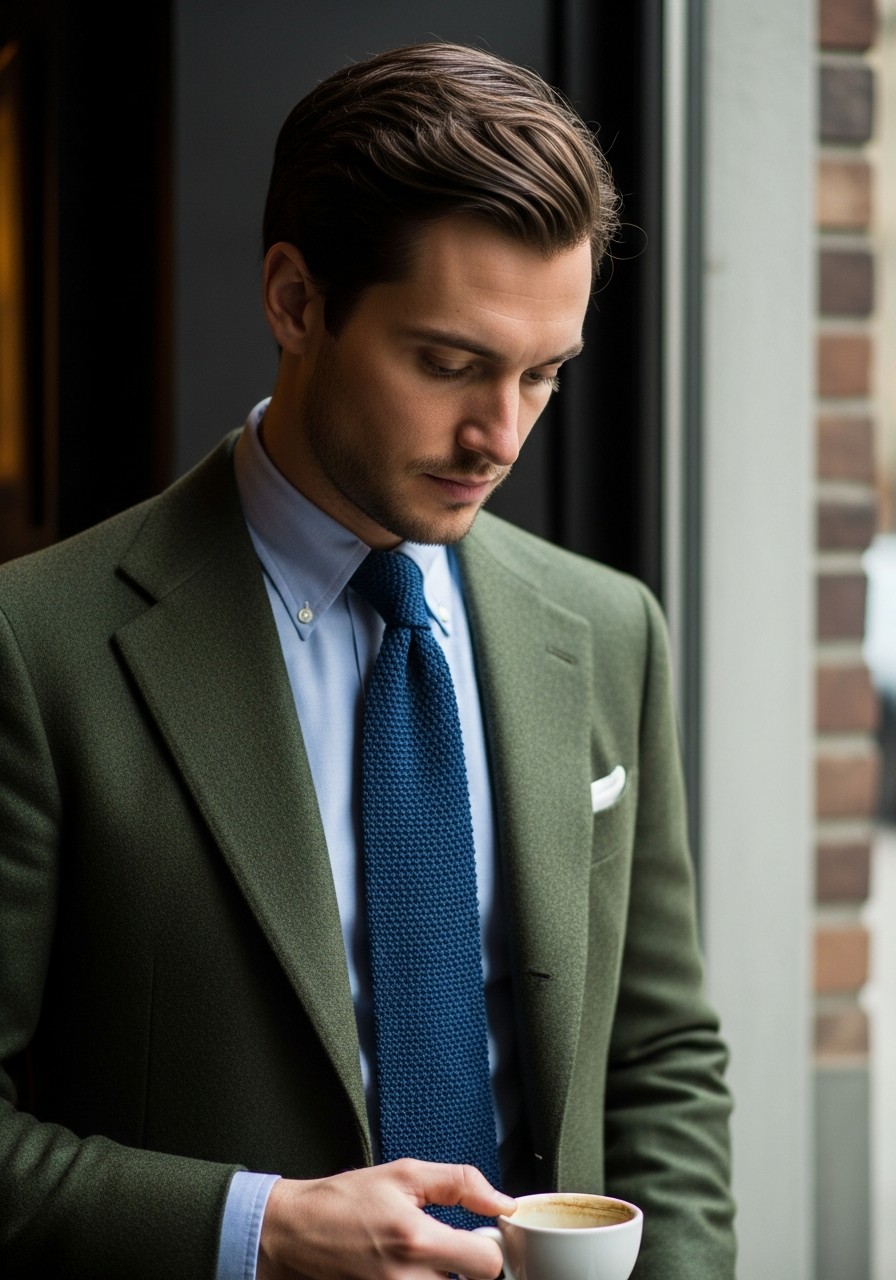 Silk Knit Tie - 50 Best Old Money Outfits Men Need Now