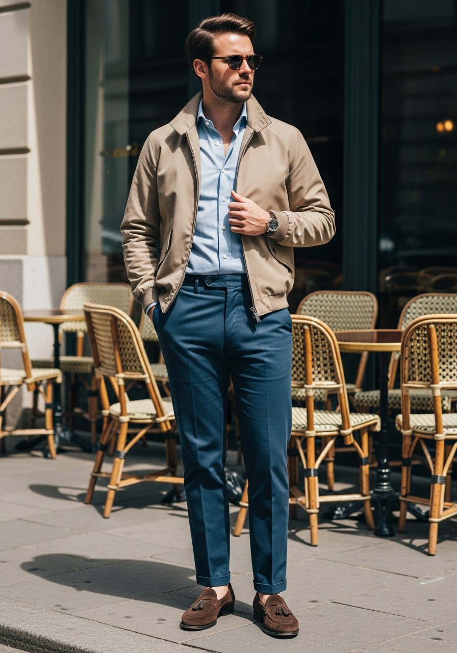 The Harrington Jacket - 50 Best Old Money Outfits Men Need Now