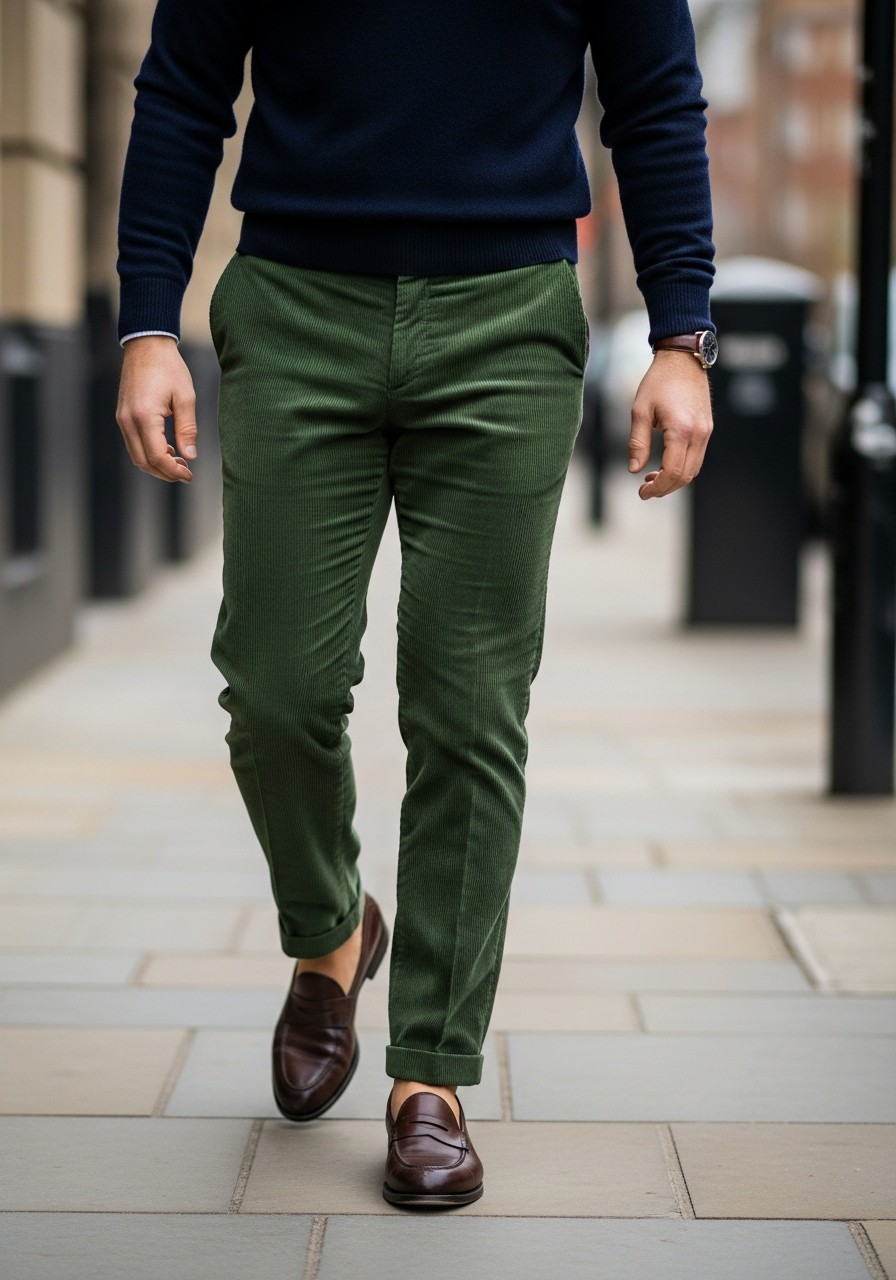Corduroy Trousers - 50 Best Old Money Outfits Men Need Now