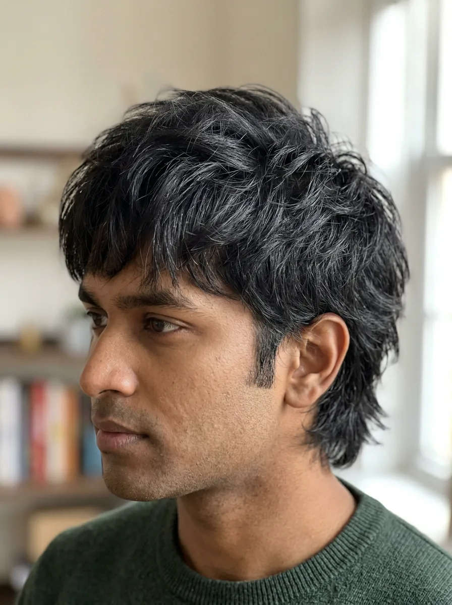 23. High-Volume Shag for Thin Hair